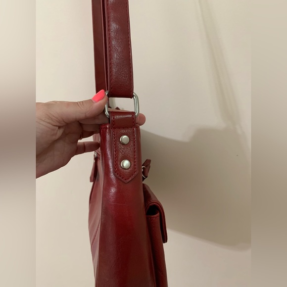 Genuine leather | red | Jessica purse - Picture 8 of 14